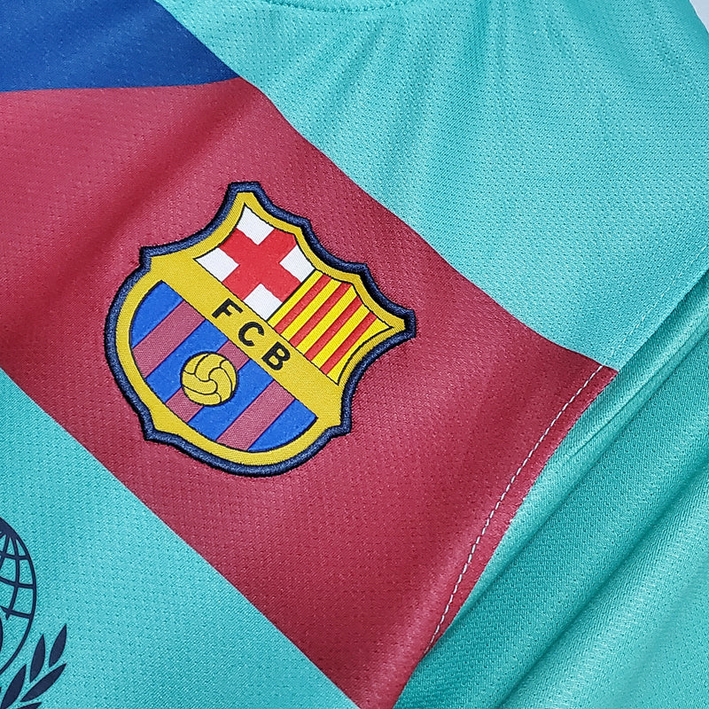 Maillot Barcelona Away 10/11 - Bleu et grenat