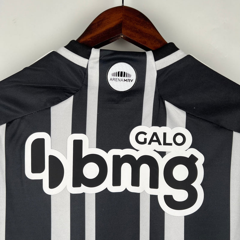 Maillot Atlético Mineiro I 23/24 - Preto et Branca