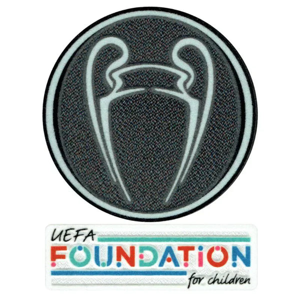 Patch Trophée des Champions de l'UCL + ensemble de patchs de la Fondation UEFA - 2021/2022